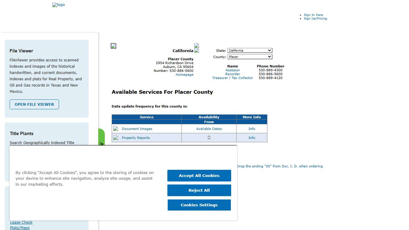 Search Placer County Public Property Records Online | CourthouseDirect.com