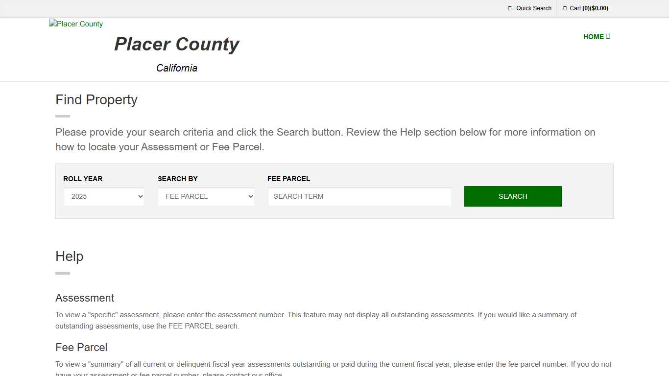 Search Page | Placer County | MBC